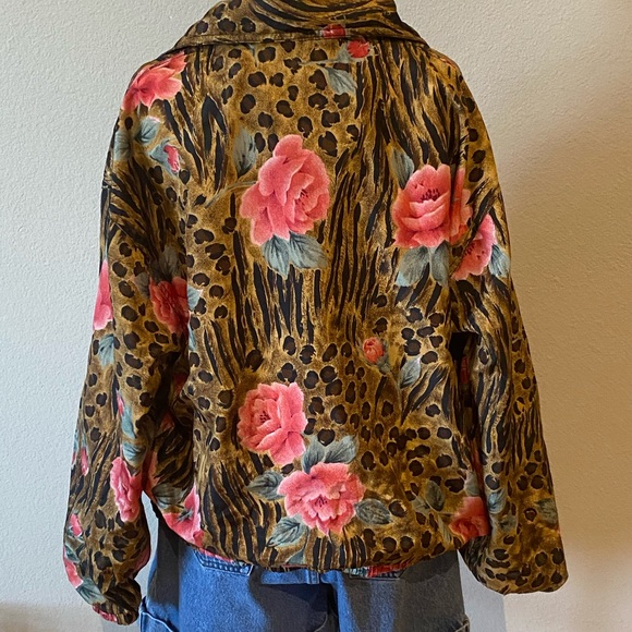 Vintage mixed print 90s Windbreaker - Picture 3 of 3